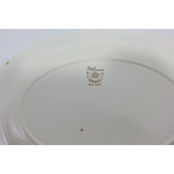 Royal Caledonia Oval Platter Colourful Imari Style 1930s Vintage 11" England - Picture 3 of 10